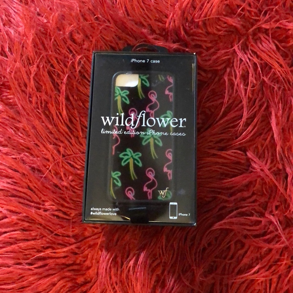 Pink Flamingo Wildflower iPhone 7 and 8 Case